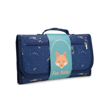 MOCHILA BABYLUNA MUDADOR PORTÁTIL CAMBIAR PAÑALES BEBÉ AZUL - 2
