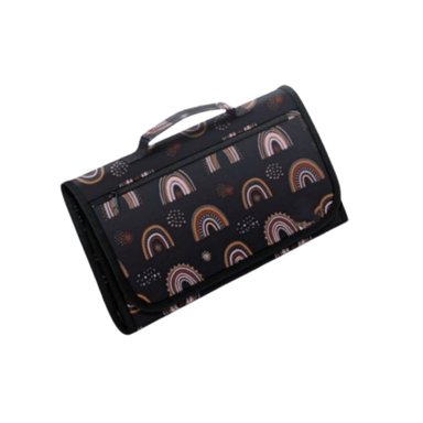 MOCHILA BABYLUNA MUDADOR PORTÁTIL CAMBIAR PAÑALES BEBÉ NEGRO - 2