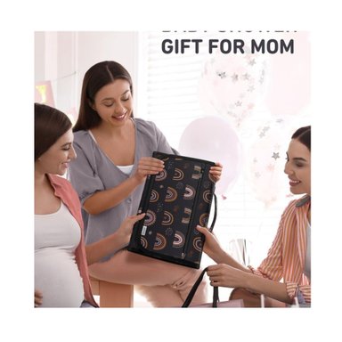 MOCHILA BABYLUNA MUDADOR PORTÁTIL CAMBIAR PAÑALES BEBÉ NEGRO - 4