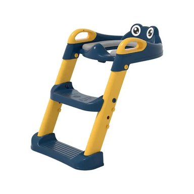 ASIENTO BABYLUNA ESC2 WC BLU Y ESCALERA ADAPTADOR PLEGABLE BAÑO NIÑOS AZUL - 1