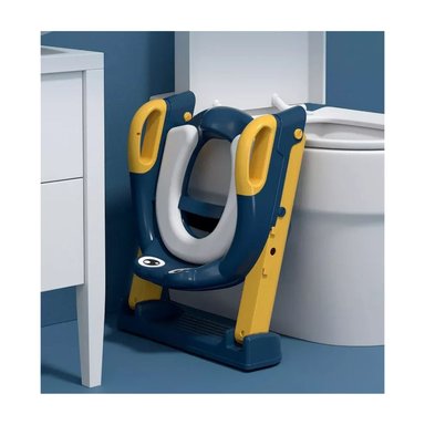 ASIENTO BABYLUNA ESC2 WC BLU Y ESCALERA ADAPTADOR PLEGABLE BAÑO NIÑOS AZUL - 6