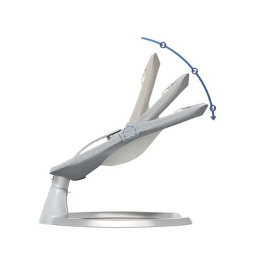 SILLA MECEDORA SMART PARA BEBES CON BALANCEO Y MÚSICA ROSA - 3