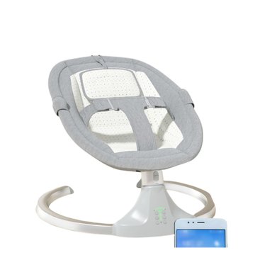 SILLA MECEDORA SMART PARA BEBES CON BALANCEO Y MÚSICA ROSA - 4