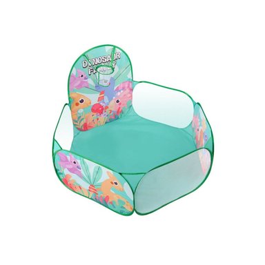 PISCINA BABYLUNA PELOTAS PLEGABLE CON 50 PELOTAS MULTICOLOR VERDE - 1