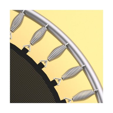 MINI TRAMPOLÍN CAMA ELÁSTICA 1.4M PARA NIÑO CELESTE - 4