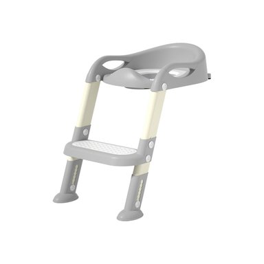 ASIENTO ESCALERA ADAPTADOR DE BAÑO PARA NIÑO GRIS - 1