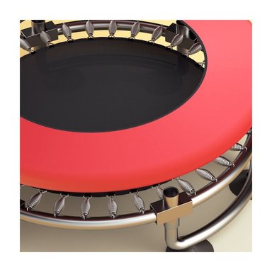 MINI TRAMPOLÍN CAMA ELÁSTICA 1.4M CON 5 JUGUETES ROJO - 3