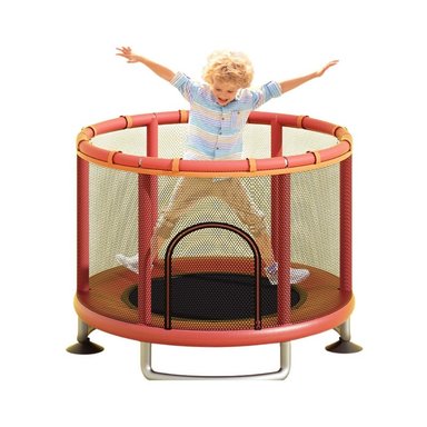 MINI TRAMPOLÍN CAMA ELÁSTICA 1.4M CON 5 JUGUETES ROJO - 5