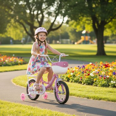BICICLETA INFANTIL DE APRENDIZAJE ARO 16 – DISEÑO PRINCESA - 2