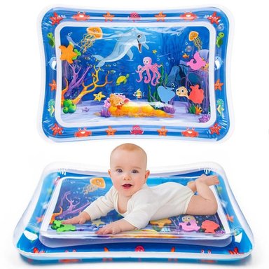 ALFOMBRA DE AGUA INFLABLE SENSORIAL PARA BEBE S - ACUARIO - 1