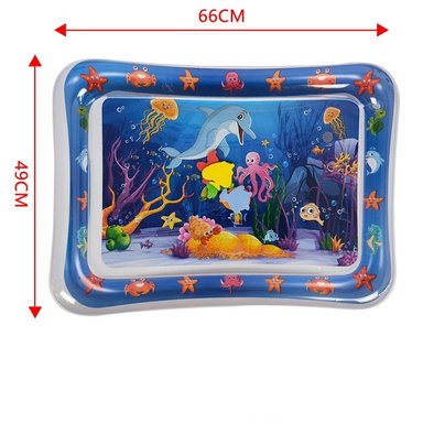 ALFOMBRA DE AGUA INFLABLE SENSORIAL PARA BEBE S - ACUARIO - 4