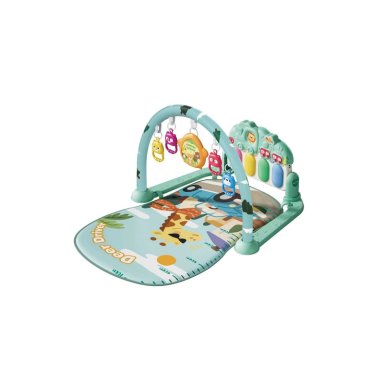 ALFOMBRA GIMNASIO MUSICAL CON PIANO PARA BEBE JIRAFA - 1