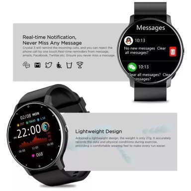 RELOJ INTELIGENTE SMARTWATCH BLUETOOTH ZL SPORTS FITNESS - 6