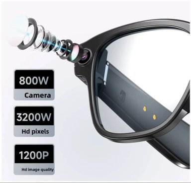 GAFAS INTELIGENTES CAMARA HD 8MP GRABACION 1200P TRADUCCION AI WIFI BLUETOOTH - 7