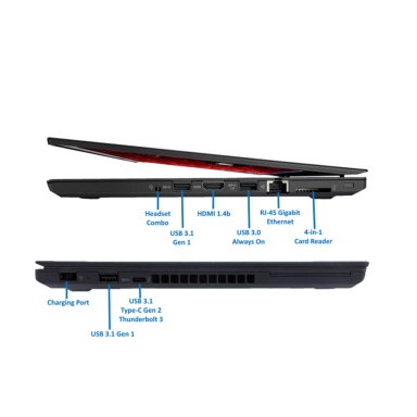 NOTEBOOK LENOVO THINKPAD T470 - CORE I5 6TA GEN- 8GB DE RAM - 256GB DE ALMACENAMIENTO REACONDICIONAD - 5
