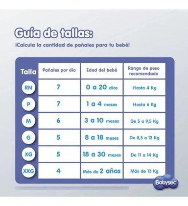 BABYSEC PREMIUM - TALLA P- 20 UDS. - 2