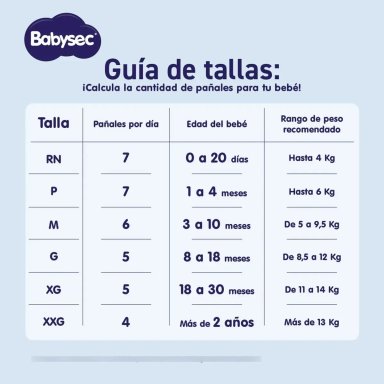 PAÑALES BABYSEC PREMIUM -TALLA M – 80 PAÑALES - 4