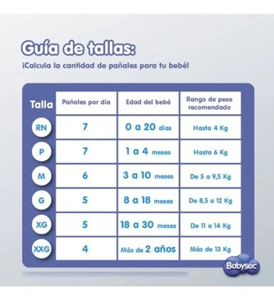 BABYSEC PREMIUM - TALLA M - 20 UDS. - 2