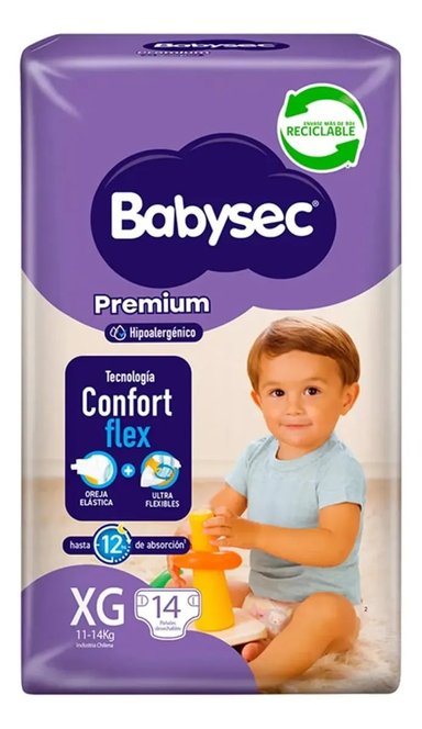 BABYSEC PREMIUM - TALLA XG - 14 UDS. - 1