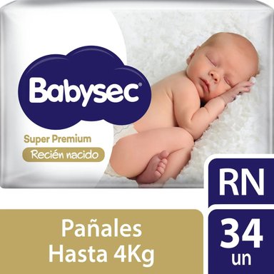 PAÑALES DE BEBE  BABYSEC RECIEN NACIDO ULTRASUAVE 34 UN RN RECIE N NACIDO (RN) - 2