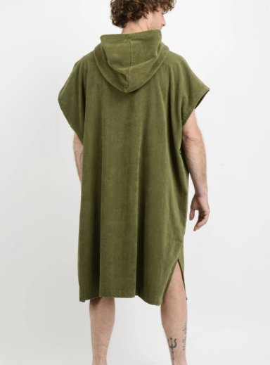 PONCHO TOALLA CALI  VERDE OSCURO - 2
