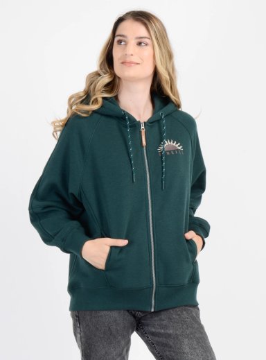 POLERON ALGODÓN MUJER ONEILL VERDE SUNNY PALM FZ OSCURO - 4