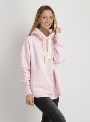 POLERON HOODIE HAMPTON ROSADO - 4