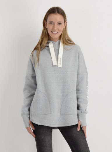 POLERON HOODIE HAMPTON GRIS - 1