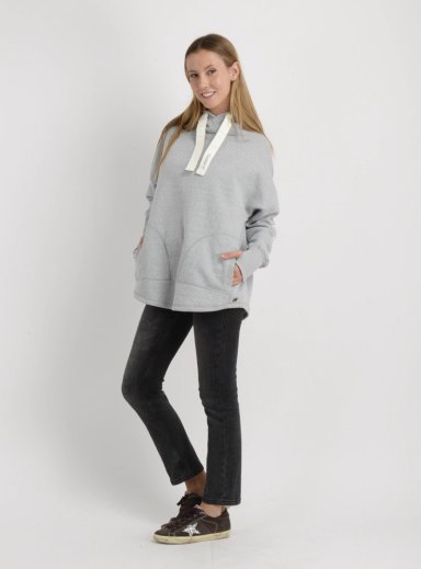 POLERON HOODIE HAMPTON GRIS - 3