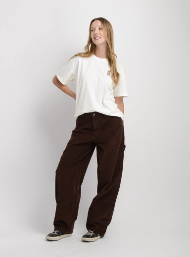PANTALON COTELE LUX  CAFE - 3