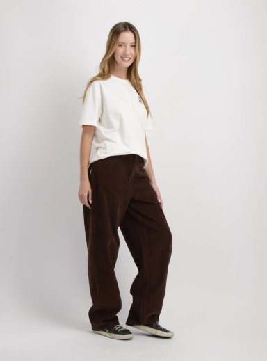 PANTALON COTELE LUX  CAFE - 4