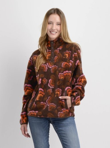POLERON POLAR HOODIE OG FLOWERS ROSADO - 1