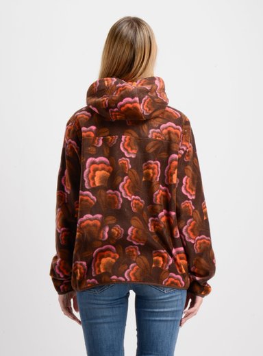 POLERON POLAR HOODIE OG FLOWERS ROSADO - 2