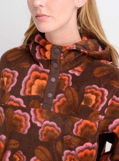 POLERON POLAR HOODIE OG FLOWERS ROSADO - 5