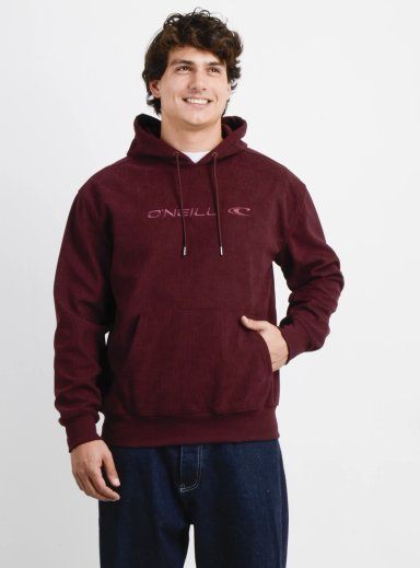 POLERON POLAR HOODIE BANNER ROJO OSCURO - 1