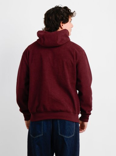 POLERON POLAR HOODIE BANNER ROJO OSCURO - 2