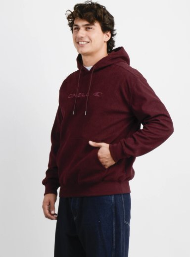 POLERON POLAR HOODIE BANNER ROJO OSCURO - 3