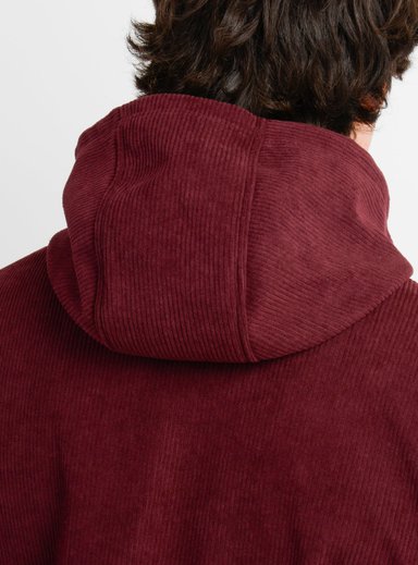 POLERON POLAR HOODIE BANNER ROJO OSCURO - 6