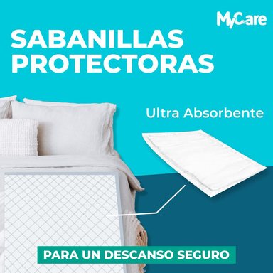 20 SABANILLA ADULTO MYCARE - 90X60 CM - 2