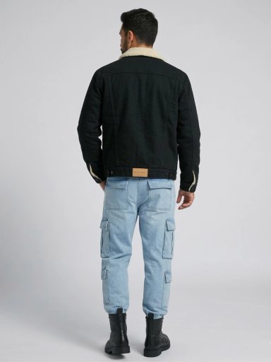 CHAQUETA MEZCLILLA CHIPORRO NORUEGANS MAN HOMBRE EN COLOR NEGRO - 3