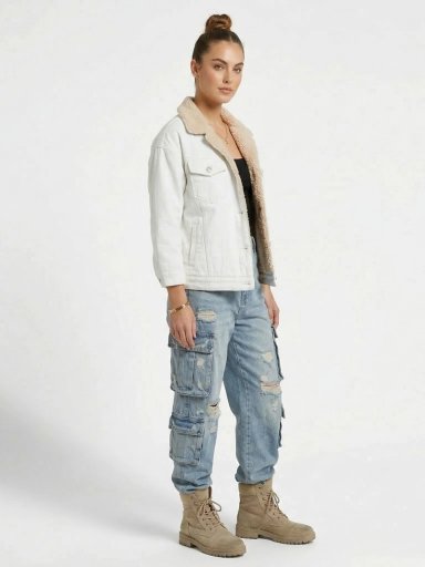 CHAQUETA DENIM CHIPORRO AFRICA MUJER - 2