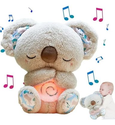 KOALA RESPIRA REAL PELUCHE CALMA BEBÉ DORMIR SUEÑO RELAJANTE - 1