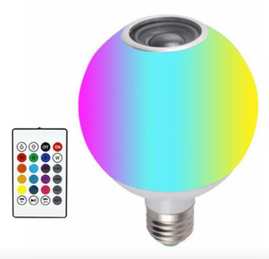 AMPOLLETA LED CON ALTA VOZ BLUETOOTH Y MANDO A DISTANCIA - 1