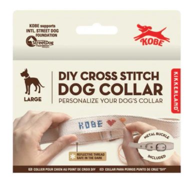 COLLAR PERROS PUNTO CRUZ DIY KABE KIKKERLAND REGALOSOK - 1
