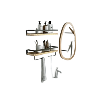 REPISAS FLOTANTES DE MADERA MODERNAS KIT X2 - 2