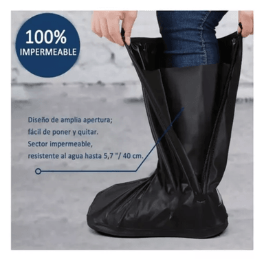 BOTAS IMPERMEABLES CUBRE ZAPATOS IMPERMEABLES PARA LLUVIA - 3