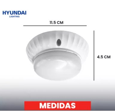 APLIQUE LED SENSOR MOVIMIENTO 8W 6500K HYUNDAI EN COLOR BLANCO FRIO - 4