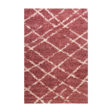 ALFOMBRA DIB DESIGN SHAGGY 1381 PINK 180 X 275 CM - 1