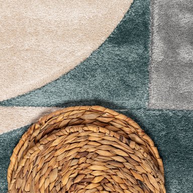ALFOMBRA DIB WASHABLE RUG SHAGGY MOCHA 120 X 170 CM - 5