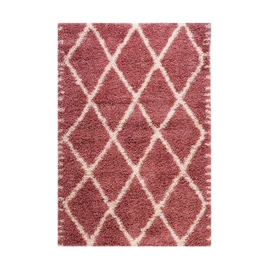 ALFOMBRA DIB DESIGN SHAGGY 45 PINK 180 X 275 CM - 1